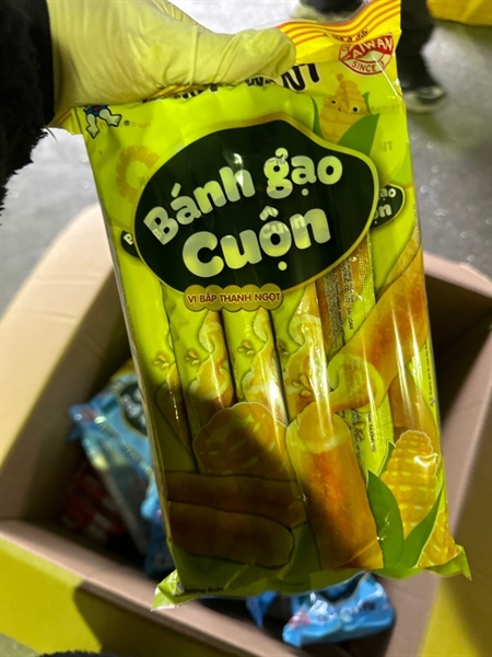bánh gạo vị bắp thanh ngọt