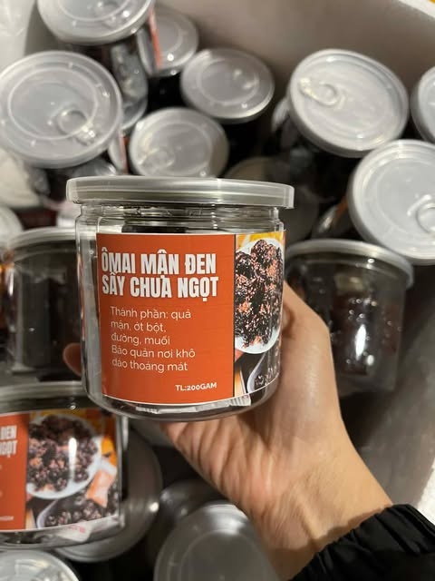 Ômai mận đen sấy chua ngọt