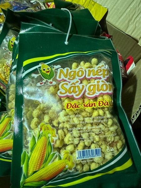 ngô sấy giòn