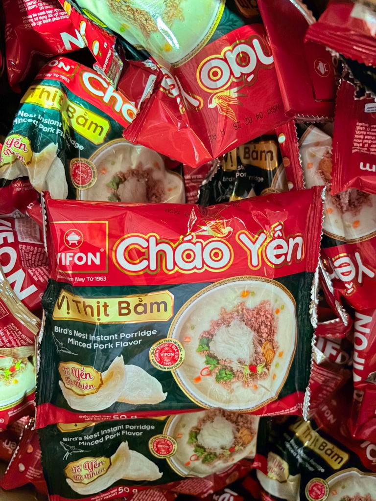 Cháo yến Vifon 50g vị thịt bằm