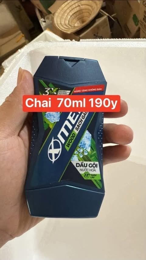 dầu gội xmen 70ml	(lọ)