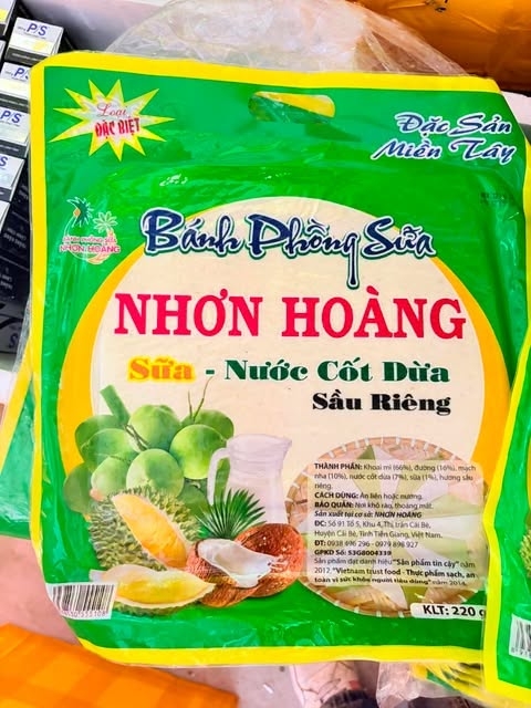 Bánh phồng sữa Nhơn Hoàng