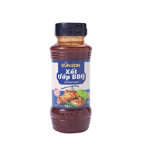 Gungon xốt ướp BBQ vị tiêu xanh 240g Green pepper BBQ sauce