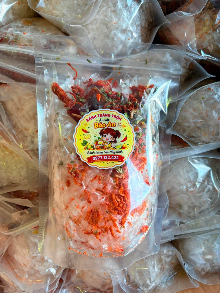 Bánh tráng trộn bảo an