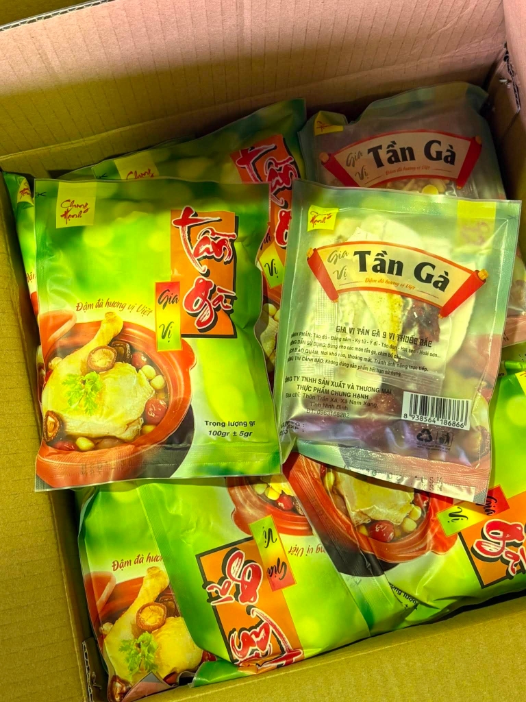 Gia vị tần gà chung hạnh 100g
