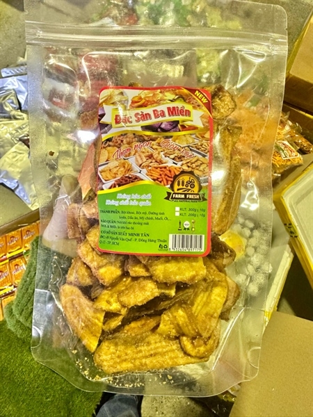 chuối sấy giòn 200 gam