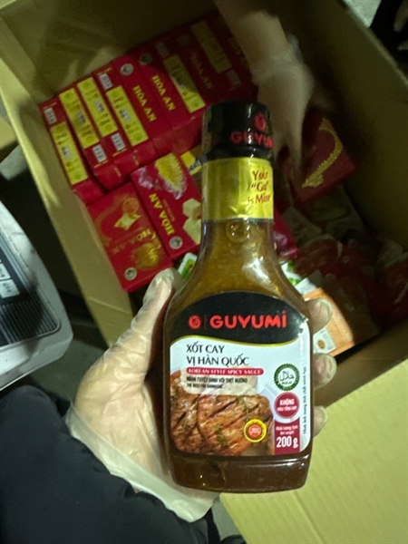 xốt cay vị hàn quốc