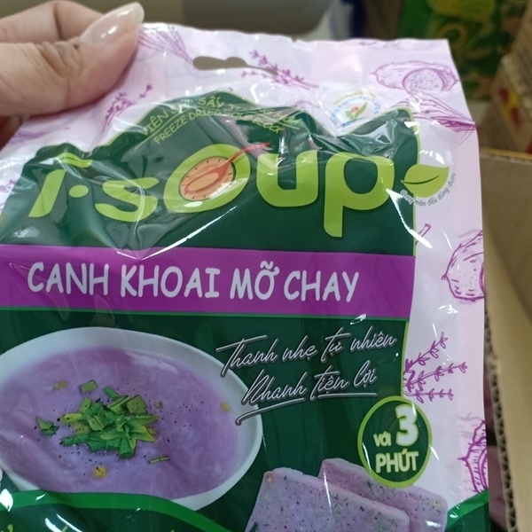 VIÊN SÚP CANH KHOAI MỞ CHAY