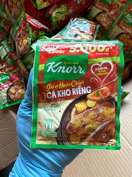 gia vị cá kho knor