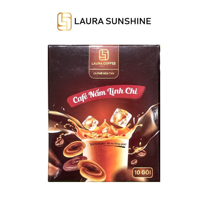Cà phê laura nấm Linh Chi (10 gói)