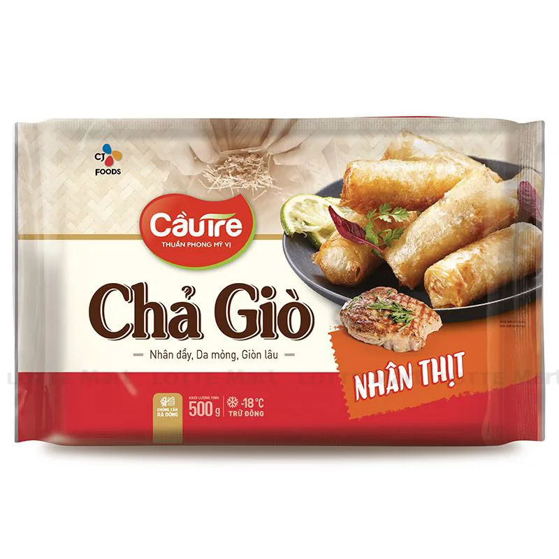 CHẢ GIÒ THỊT CẦU TRE 500G