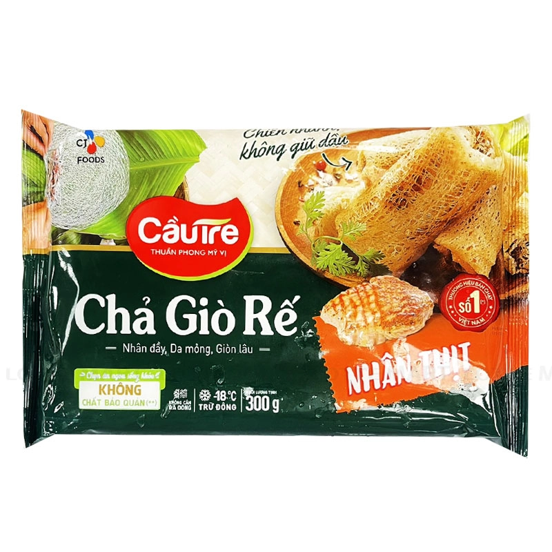 Chả giò rế nhân thịt Cầu Tre 300g