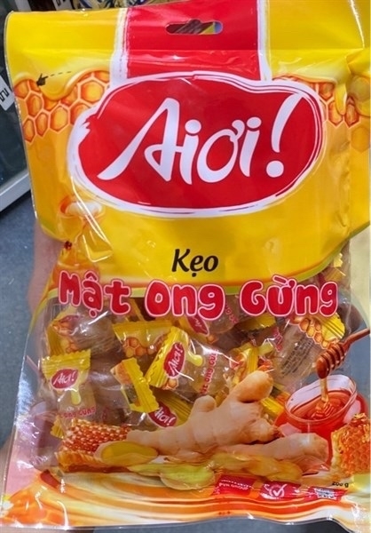 KẸO MẬT ONG GỪNG 200G