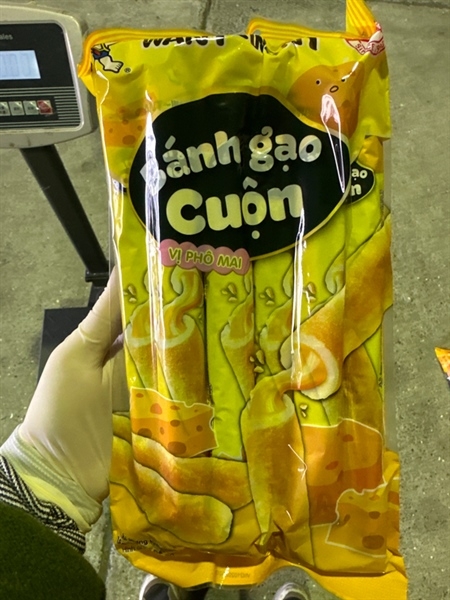 bánh gạo cuộn phô mai