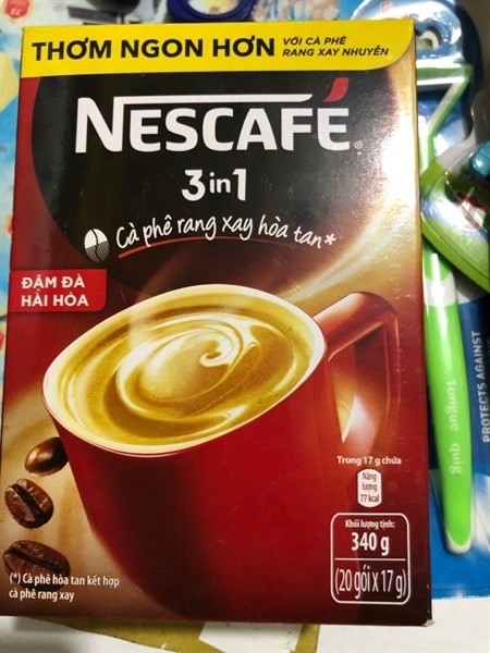 Nescafe sữa ly thuỷ tinh