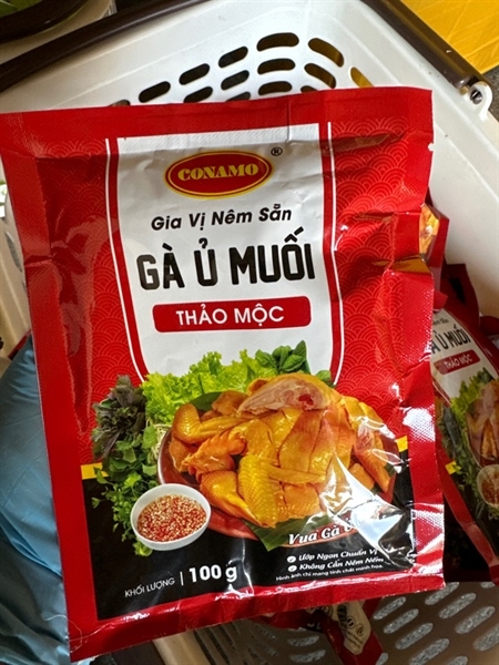 gia vị gà ủ muối