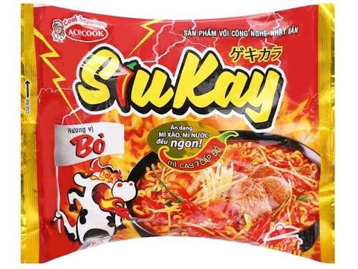 Mỳ siu cay vị bò 128g