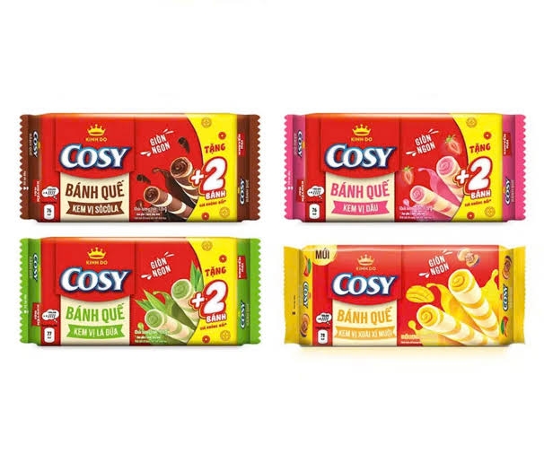 bánh quế Cosy 117.6g