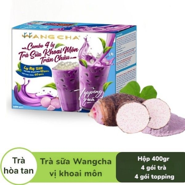 Wangcha trà sữa khoai môn