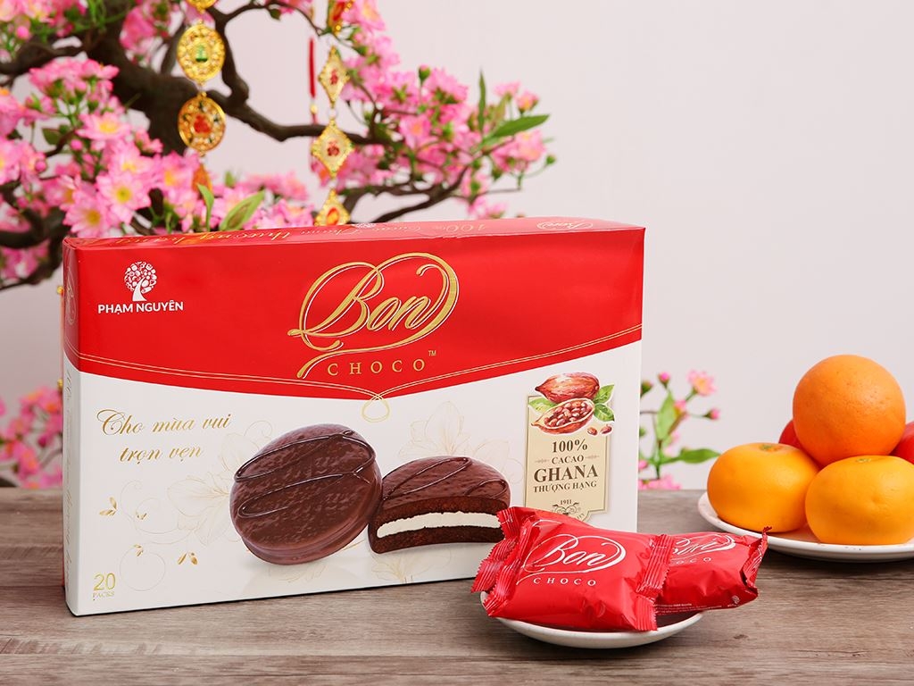 Bánh Bon Choco Phạm Nguyên hộp 336g