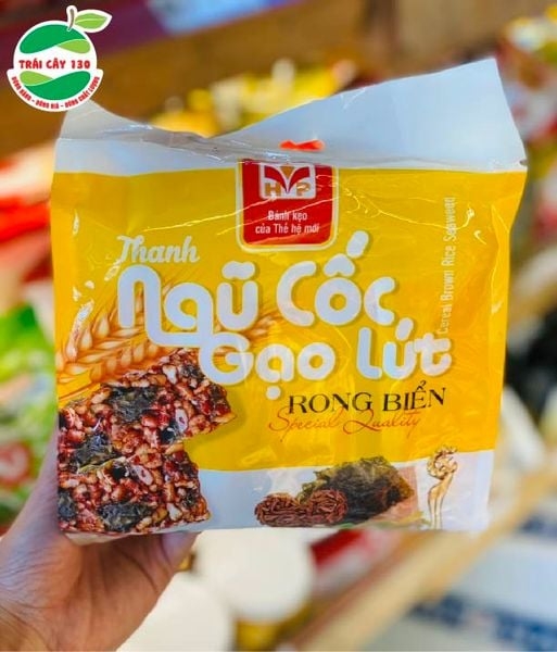 ngũ cốc gạo lứt 10 thanh rong biển