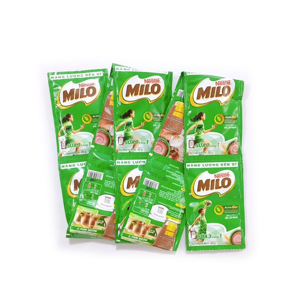 Milo gói nhỏ 22g DÂY 10 GÓI