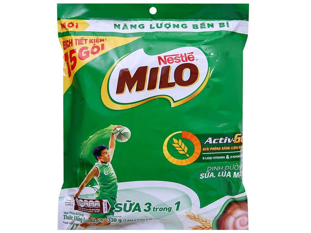 Milo gói 330g