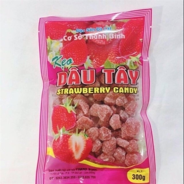 THANH BÌNH KẸO DÂU TÂY ĐÀ LẠT 200G