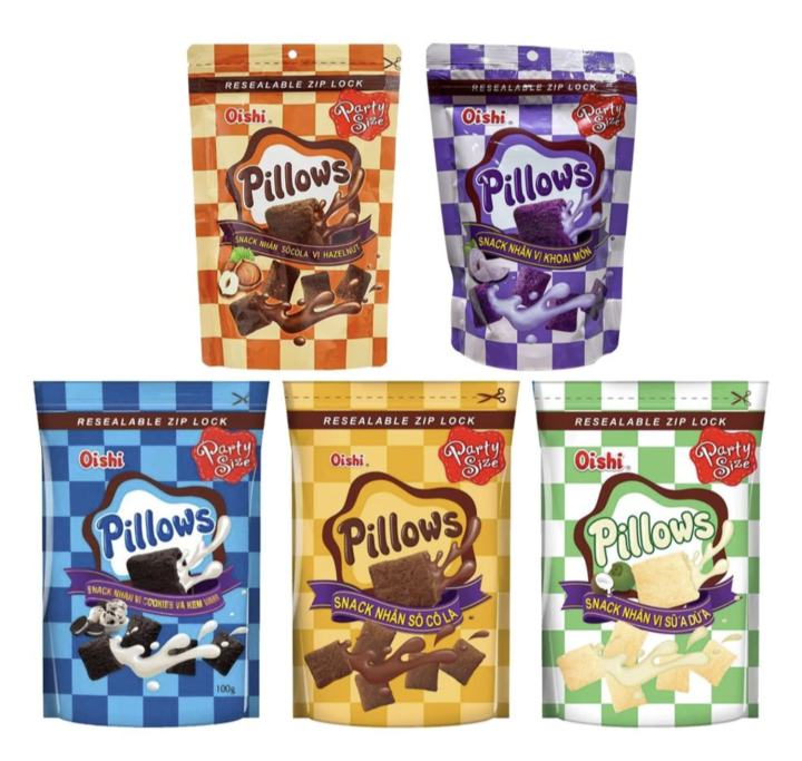 Oishi Pillow các vị