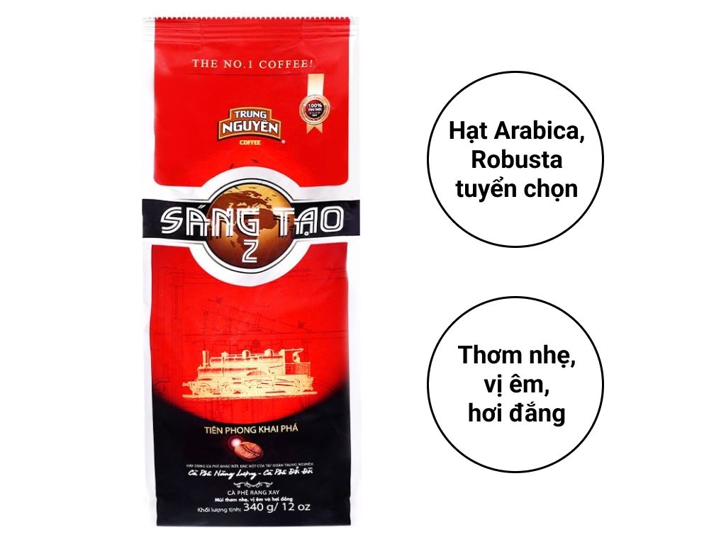 Cà phê Sáng Tạo 2 Trung Nguyên 340g