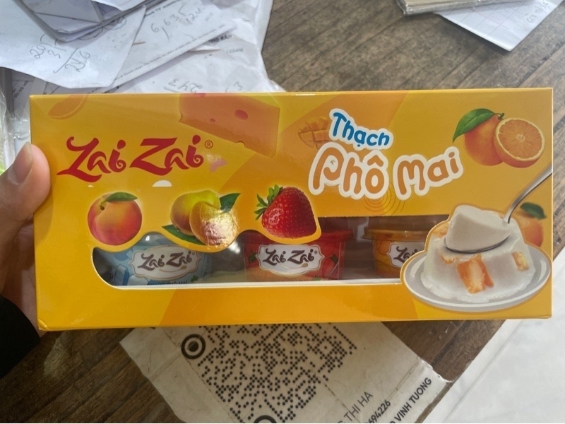 THẠCH PHÔ MAI ZAIZAI 420G