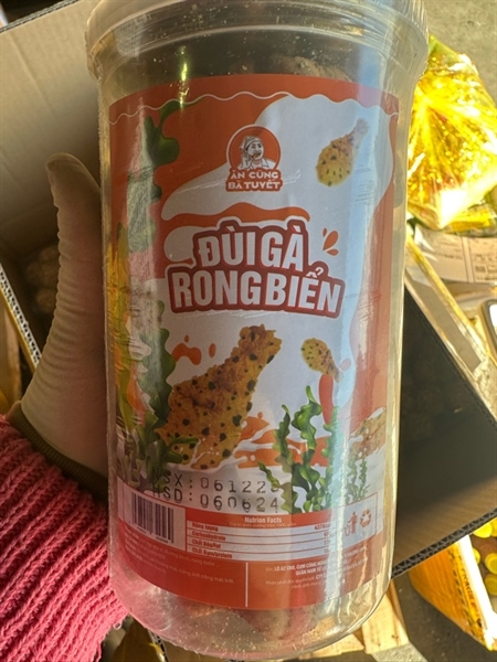 đùi gà rong biển