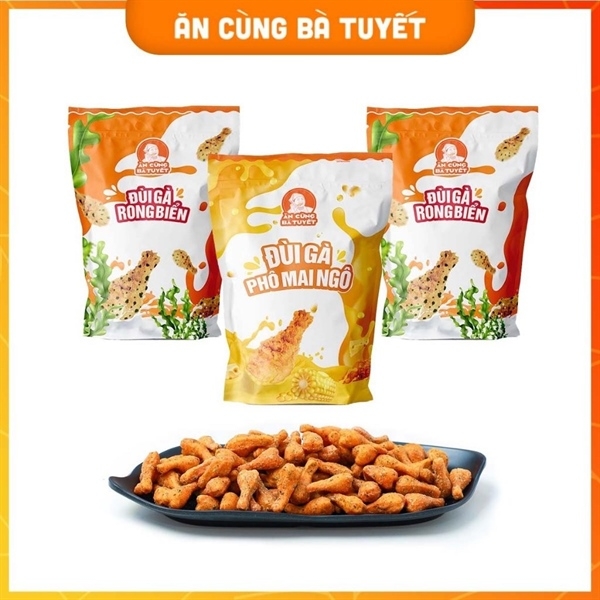đùi gà phô mai bịch 12 gói