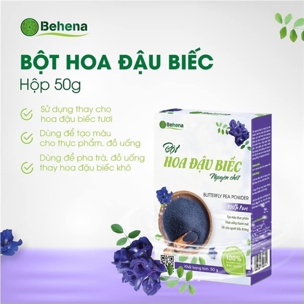 BỘT HOA ĐẬU BIẾC 50g