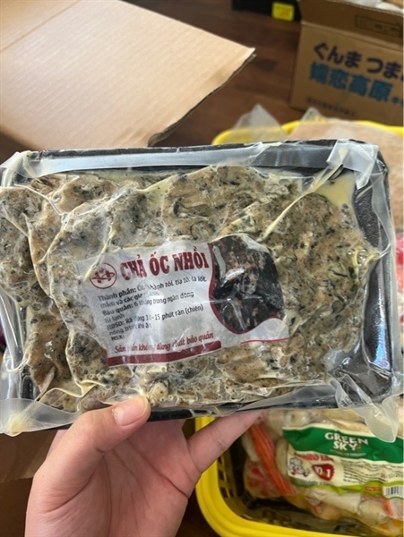 CHẢ ỐC NHỒI 500g