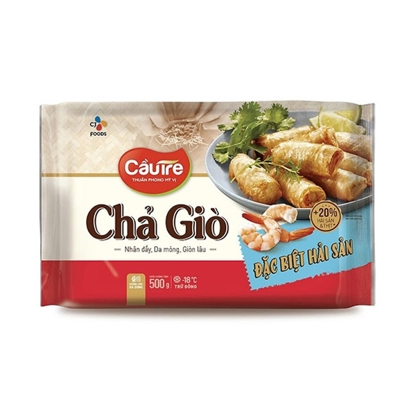 CHẢ GIÒ ĐẶC BIỆT HẢI SẢN 500G CẦU TRE