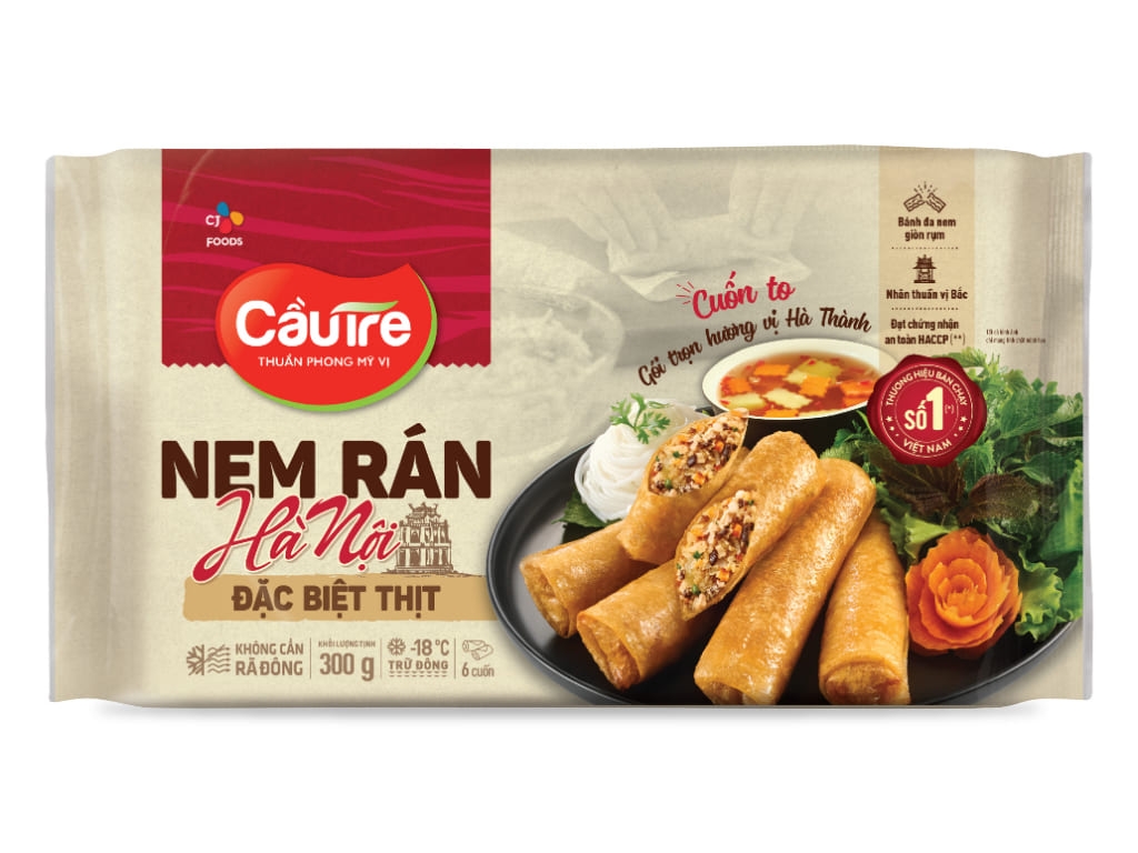 Nem rán Hà Nội nhân thịt đặc biệt Cầu Tre 300g
