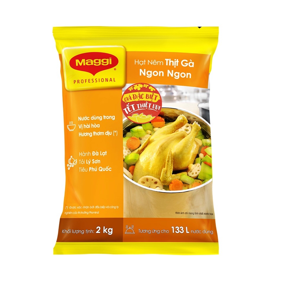 Maggi hạt nêm thịt gà ngon ngon 2kg