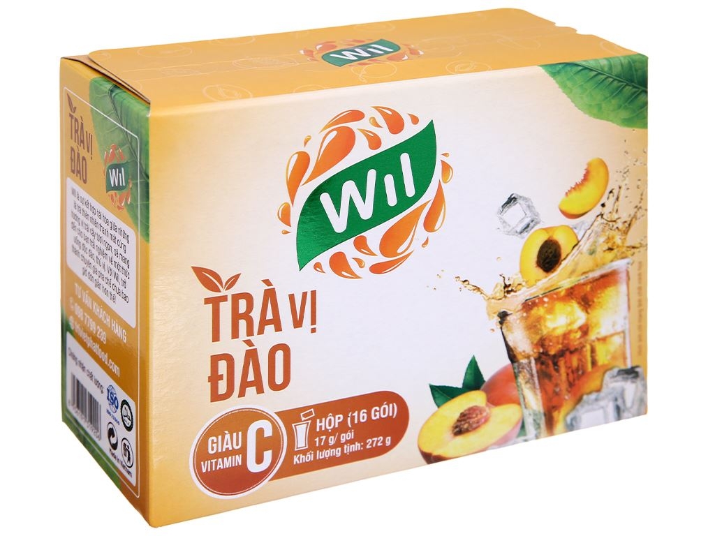 Trà hòa tan Wil trà vị đào