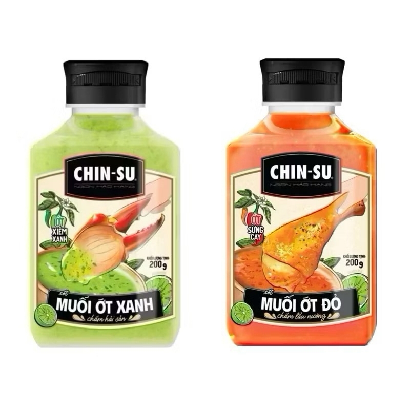 Muối ớt Xanh Đỏ Chinsu 200g