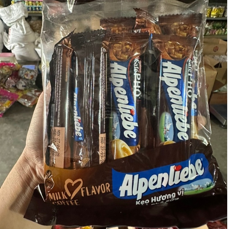 Alpenliebe cà phê phố( bịch 8 thanh)