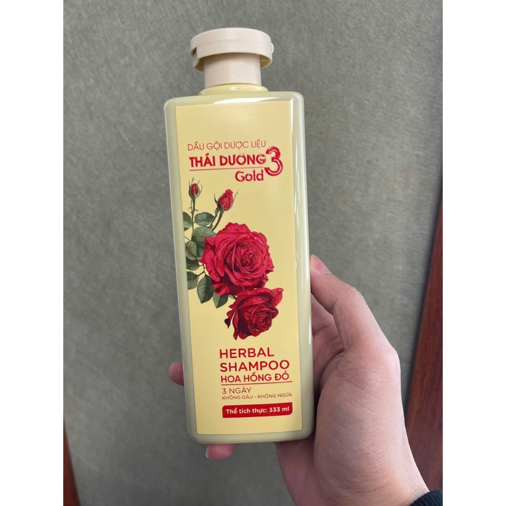 Dg Thái Dương 3 hoa hồng đỏ 333ml