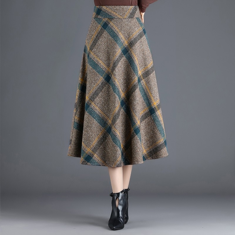 Mua Váy dài Midi xòe công sở với túi sườn BIGSIZE, phù hợp cho phong cách  trẻ trung và sang trọng, thích hợp cho cả đi làm và đi chơi - CV51. -