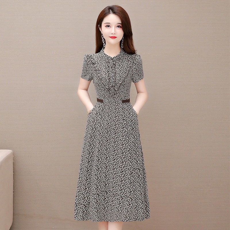 Sẵn) Váy voan hoa nhí tiểu thư dáng dài phong cách vintage cổ điển bigsize  | Shopee Việt Nam