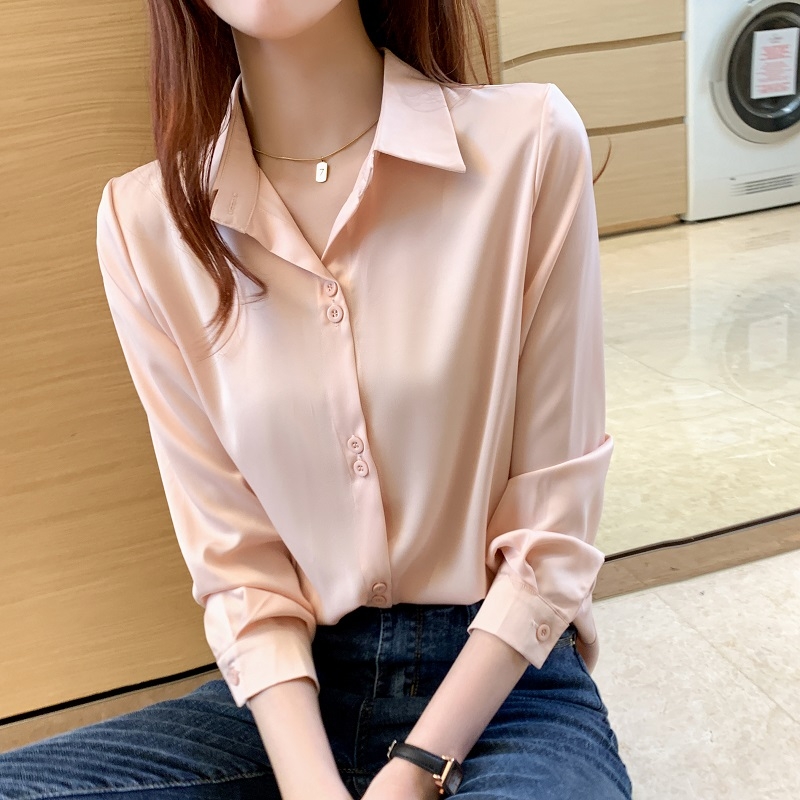 Áo sơ mi voan lụa dài tay cúc ngọc vintage áo sơ mi công sở nữ dài tay áo sơ mĩ kiểu nữ JAMS02 Lazadavn #44 Áo sơ mi voan lụa dài tay cúc ngọc vintage áo sơ mi công sở nữ dài tay áo sơ mĩ kiểu nữ JAMS02 Lazadavn