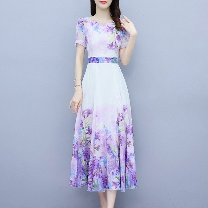 Váy Voan Lưới Mẫu Mới Mùa Hè 2023 Váy Thun Tay Ngắn Phối Ghép Váy Liền Qua  Gối Mẫu Dài Vừa Dịu Dàng Thời Thượng Tiên Nữ | Lazada.vn