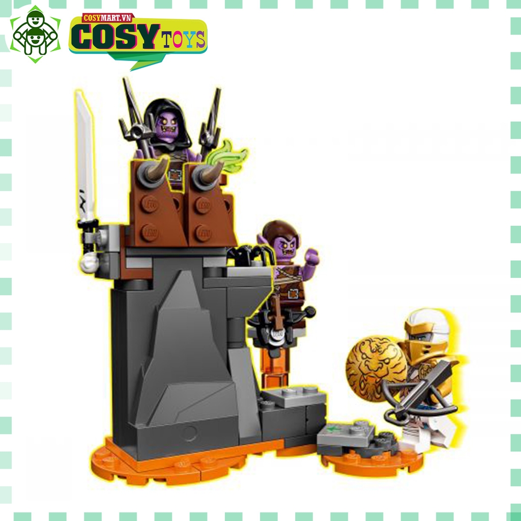 Đồ chơi lắp ghép xếp hình Ninjago Khủng Long Giác Đấu Mino Của Zane với 636 mảnh ghép