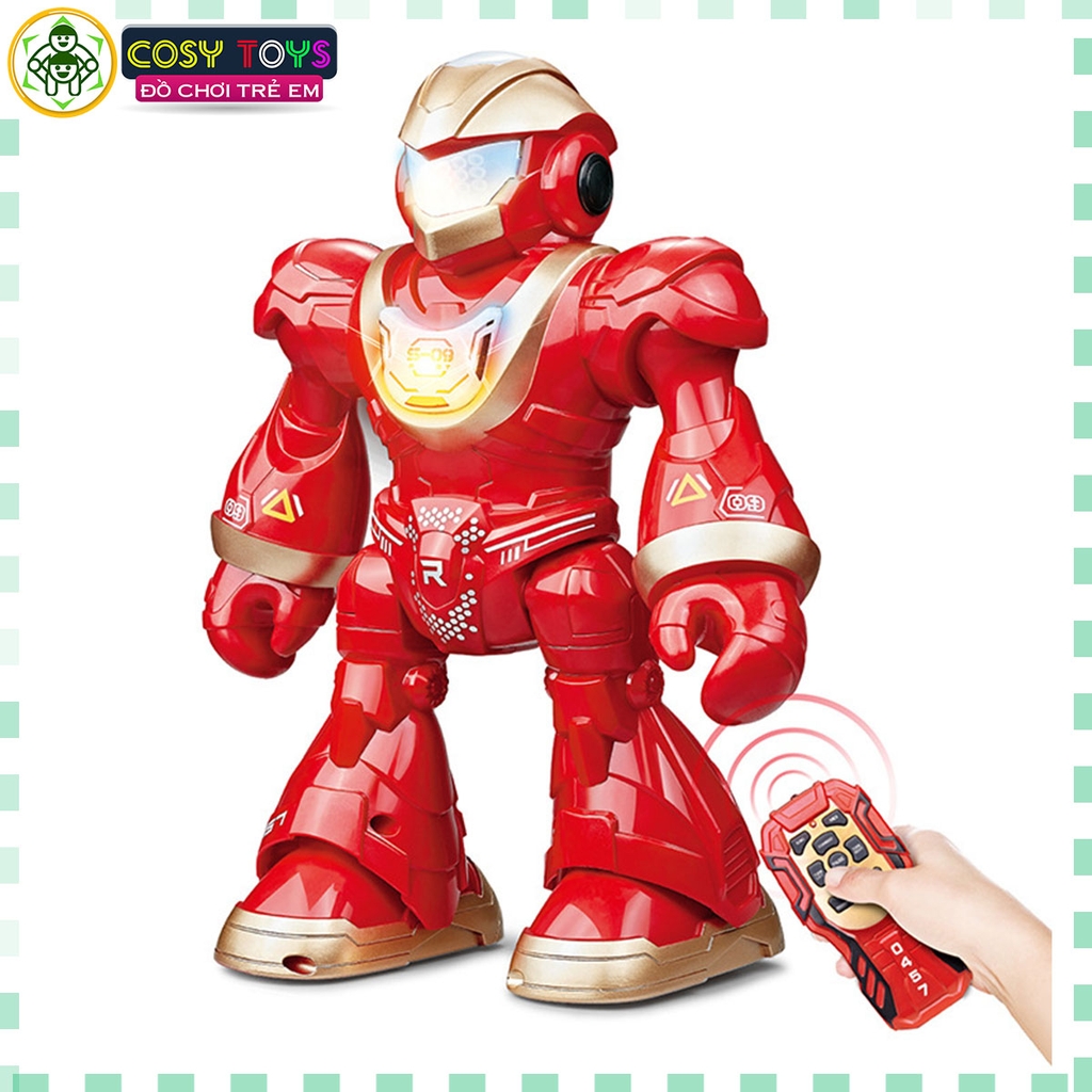 Đồ chơi robot siêu nhân có điều khiển, kèm nhạc và nhiều chế độ di chuyển khác nhau