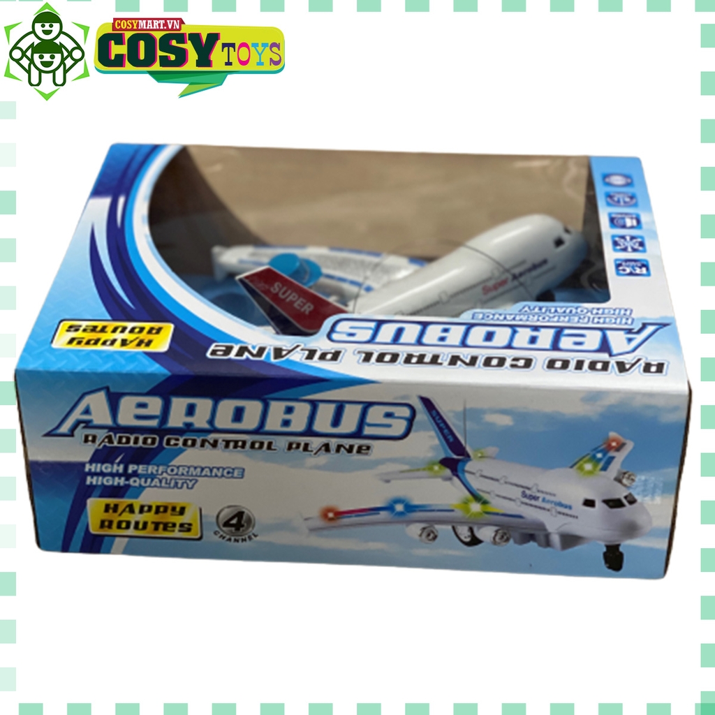 Máy bay AeroBus điều khiển từ xa có đèn và âm thanh cho bé