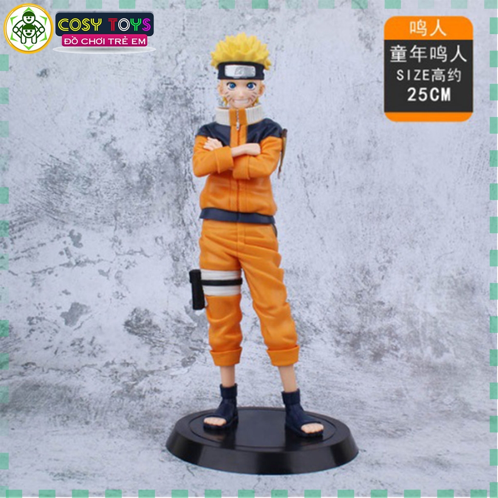 Mô hình Naruto có 3 đầu thay thế, mẫu cao 25cm hàng chất lượng - Naruto - Có Hộp Màu